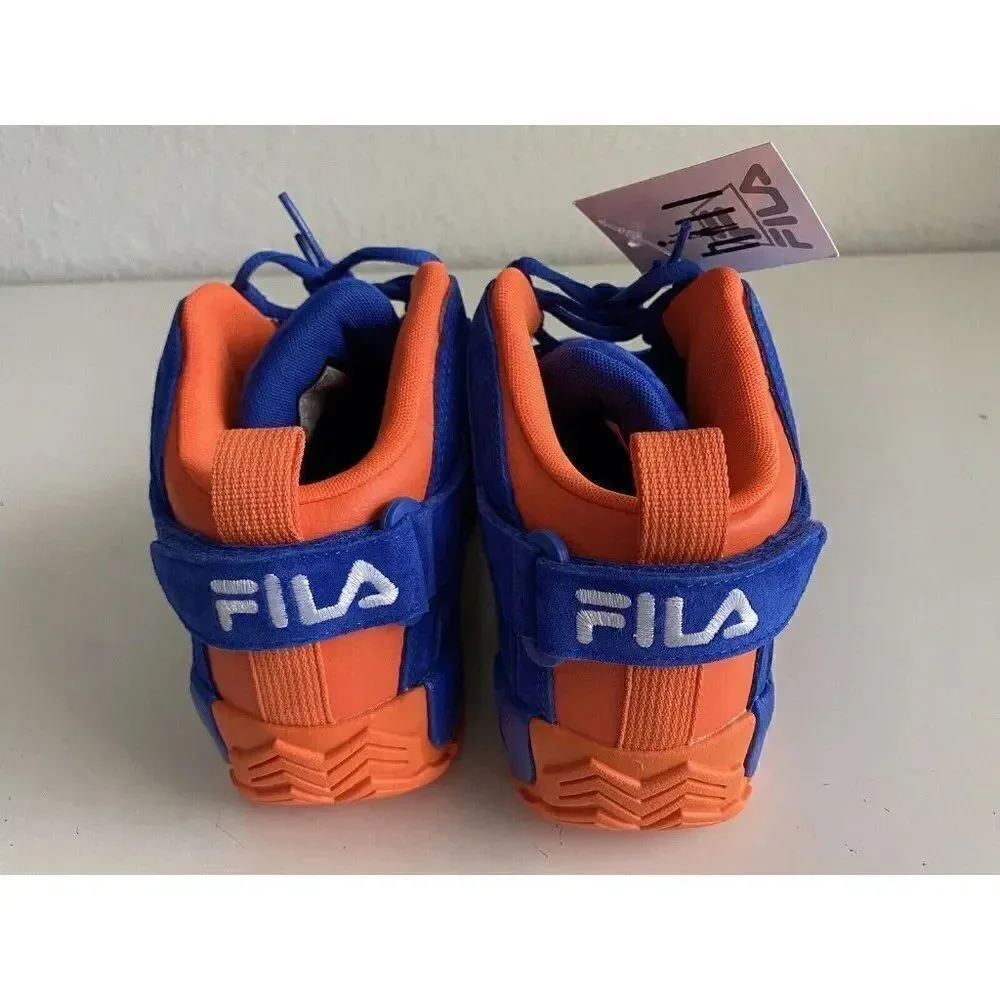 Fila‎ 96 Grant Hill 2 New York Knicks 1BM01798-423 Blue Orange Suede Men’s Sz 9